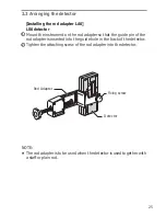 Предварительный просмотр 25 страницы Pentax PLP-601 Instruction Manual