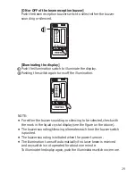 Предварительный просмотр 29 страницы Pentax PLP-601 Instruction Manual