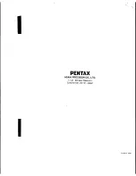 Предварительный просмотр 92 страницы Pentax PTS-V2 Instruction Manual