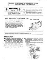 Предварительный просмотр 2 страницы Pentax PV-C1SA Instruction Manual