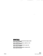 Предварительный просмотр 35 страницы Pentax PV-C66A Instruction Manual