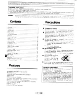 Предварительный просмотр 2 страницы Pentax PV-C840E Instruction Manual