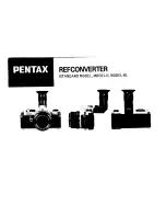 Pentax Refconverter Operating Manual preview