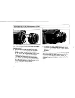 Предварительный просмотр 4 страницы Pentax SMC 645 LS 135mm f/4 Lens Operating Manual