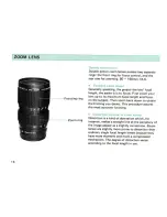 Preview for 18 page of Pentax SMC A 200mm f/4 Instruction Manual