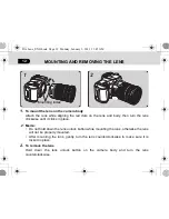 Preview for 14 page of Pentax smc -DA INTERCHANGEABLE LENS Operating Manual