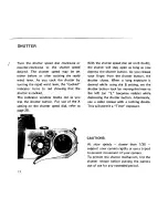 Preview for 19 page of Pentax Spotmatic F User Manual