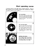 Preview for 8 page of Pentax Spotmatic Operating Manual