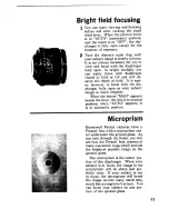 Preview for 13 page of Pentax Spotmatic Operating Manual