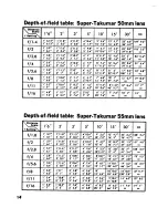 Preview for 16 page of Pentax Spotmatic Operating Manual