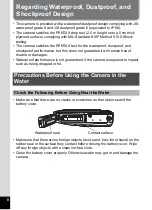 Preview for 10 page of Pentax WG-3 GPS Operating Manual