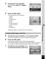 Предварительный просмотр 10 страницы Pentax WS80 - Optio Digital Camera Operating Manual