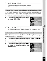 Предварительный просмотр 20 страницы Pentax WS80 - Optio Digital Camera Operating Manual