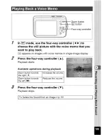 Предварительный просмотр 32 страницы Pentax WS80 - Optio Digital Camera Operating Manual