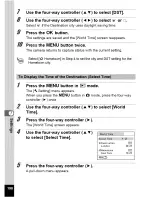 Предварительный просмотр 41 страницы Pentax WS80 - Optio Digital Camera Operating Manual