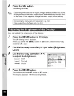 Предварительный просмотр 45 страницы Pentax WS80 - Optio Digital Camera Operating Manual