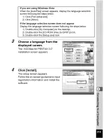 Предварительный просмотр 58 страницы Pentax WS80 - Optio Digital Camera Operating Manual