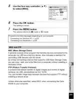 Предварительный просмотр 62 страницы Pentax WS80 - Optio Digital Camera Operating Manual