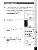 Предварительный просмотр 64 страницы Pentax WS80 - Optio Digital Camera Operating Manual