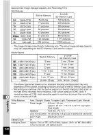 Предварительный просмотр 91 страницы Pentax WS80 - Optio Digital Camera Operating Manual