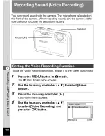 Предварительный просмотр 132 страницы Pentax WS80 - Optio Digital Camera Operating Manual