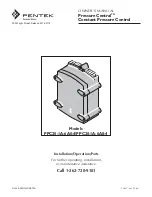 Предварительный просмотр 1 страницы Pentek Pressure Central PPC20-1A-6A0-4 Owner'S Manual