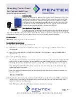 Pentek VFD-ALT Owner And Operational Manual preview