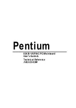 Предварительный просмотр 1 страницы Pentium 5VC2 User'S Manual & Technical Reference