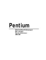 Предварительный просмотр 1 страницы Pentium 82430 VX/P54C User'S Manual & Technical Reference