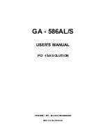 Pentium GA - 586AL User Manual предпросмотр