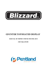 PENTLAND Blizzard HOTTOP1 Manual Of Instructions For Use And Installation предпросмотр