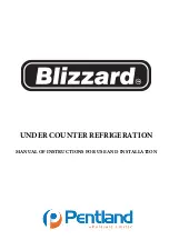 Preview for 1 page of PENTLAND Blizzard UCR140 Manual Of Instructions For Use And Installation