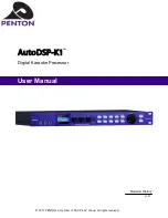 Preview for 1 page of Penton AutoDSP-K1 User Manual