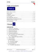 Предварительный просмотр 4 страницы PEP Modular Computers CP302 Manual