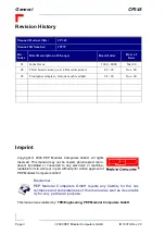 Предварительный просмотр 2 страницы PEP Modular Computers CP345 Manual