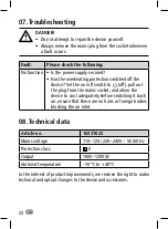 Предварительный просмотр 24 страницы Pepcare 16231022 Instruction Manual