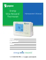 Pepco Energy Wise Rewards Thermostat Homeowner'S Manual preview