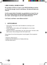 Preview for 4 page of PEPCOOK 18421032 Operating Instructions Manual