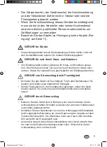 Preview for 7 page of PEPCOOK 18421032 Operating Instructions Manual