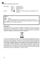 Preview for 12 page of Pepeo 912019 Mounting And Operating Manual