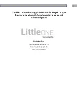 Preview for 10 page of Pepita LittleONE 8613 P User Manual