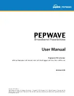 peplink Pepwave AP One AC Mini User Manual предпросмотр