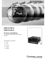 Pepperl+Fuchs DA6-IU-2K-C Operating Instructions Manual предпросмотр