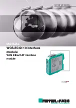 Pepperl+Fuchs EtherCAT WCS-ECG110 Manual предпросмотр