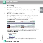 Preview for 3 page of Pepperl+Fuchs I HH20 Series Quick Start Manual