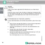 Preview for 10 page of Pepperl+Fuchs I HH20 Series Quick Start Manual