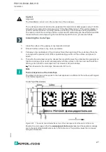 Preview for 27 page of Pepperl+Fuchs PGV100-F200A-B25-V1D Manual