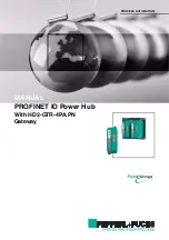 Preview for 1 page of Pepperl+Fuchs PROFINET IO Power Hub Manual