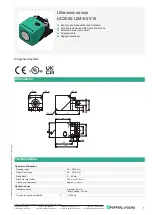 Предварительный просмотр 1 страницы Pepperl+Fuchs UC2000-L2M-E5-V15 Quick Start Manual