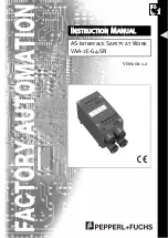 Pepperl+Fuchs VAA-2E-G4-SN Instruction Manual предпросмотр